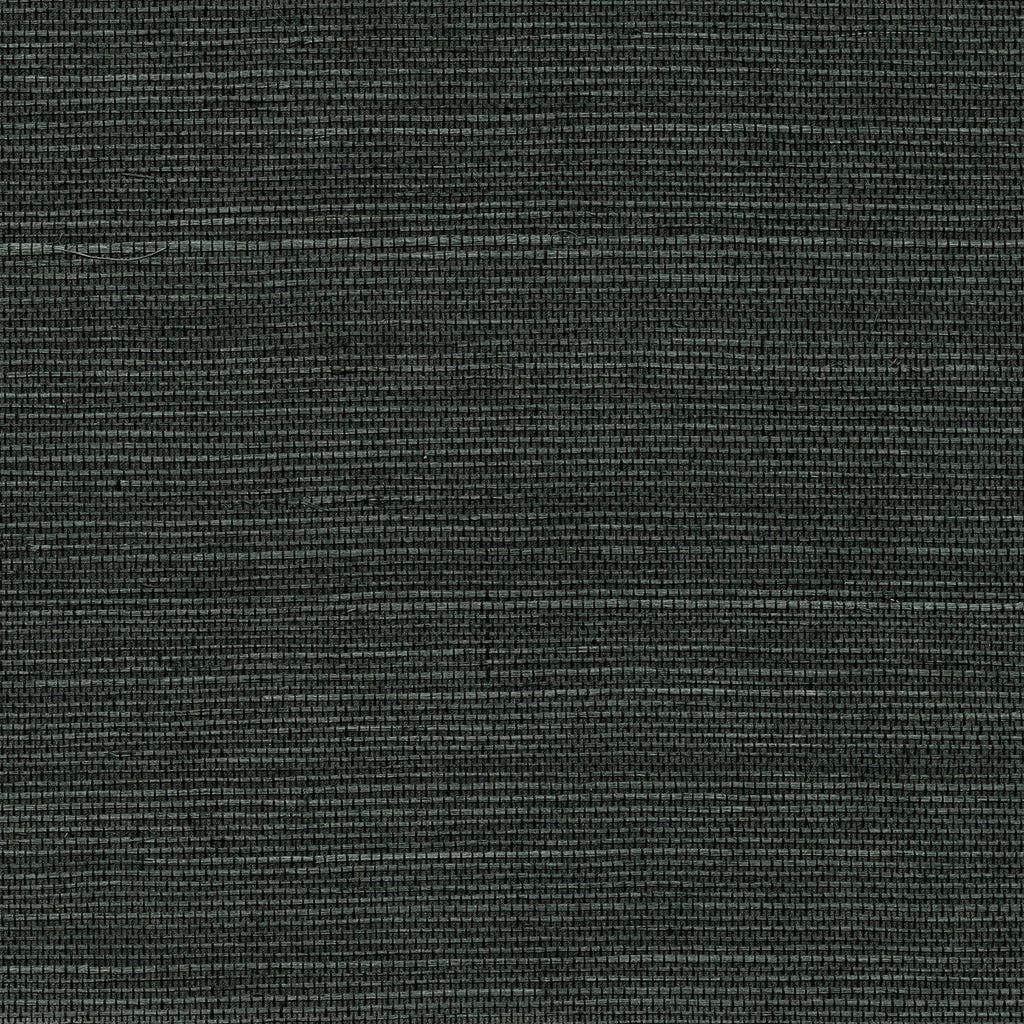 Brewster Home Fashions Kowloon Charcoal Sisal Grasscloth Wallpaper