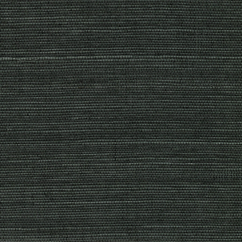 Brewster Home Fashions Kowloon Sisal Grasscloth Charcoal Wallpaper