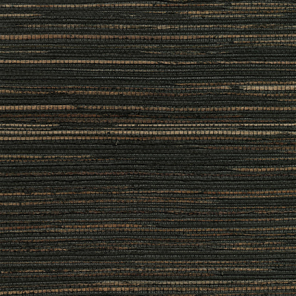 Brewster Home Fashions Shandong Ramie Grasscloth Charcoal Wallpaper