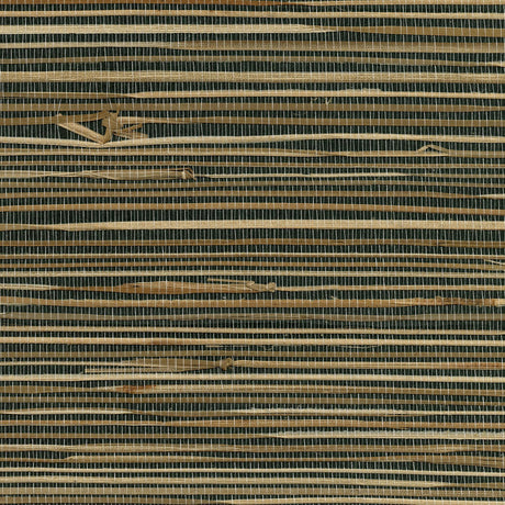 Brewster Home Fashions Anhui Black Grasscloth Wallpaper