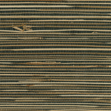 Brewster Home Fashions Anhui Grasscloth Black Wallpaper