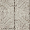 Brewster Home Fashions Susanna Taupe Vintage Tin Tile Wallpaper