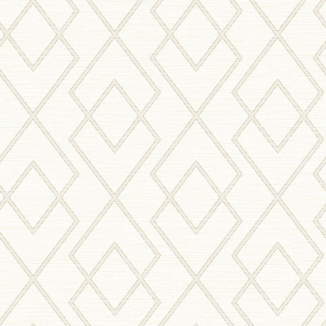 Brewster Home Fashions Blaze White Trellis Wallpaper