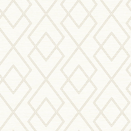 Brewster Home Fashions Blaze Trellis White Wallpaper