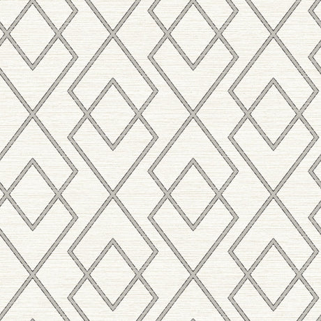 Brewster Home Fashions Blaze Cream Trellis Wallpaper