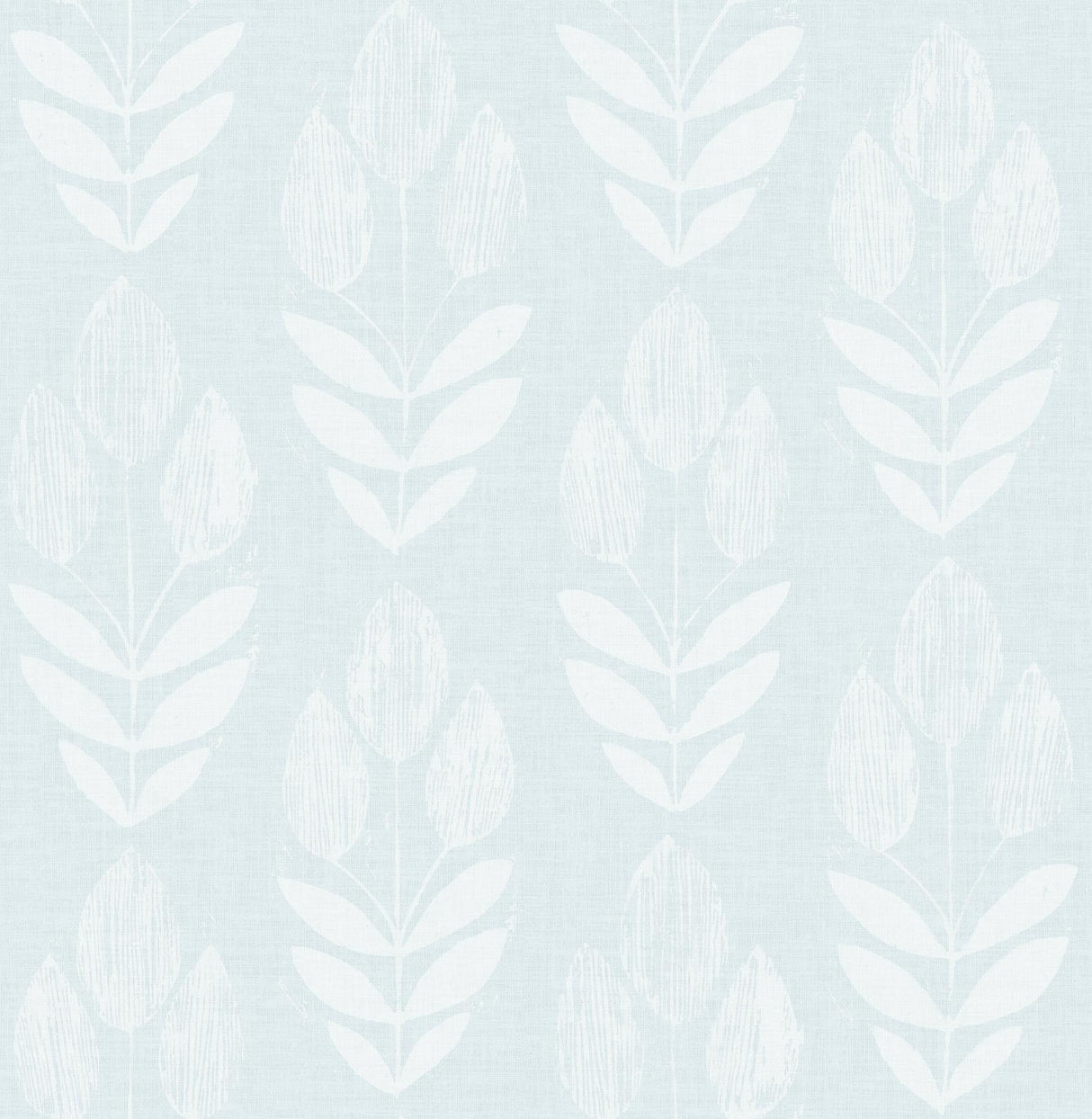 Brewster Home Fashions Garland Block Tulip Light Blue Wallpaper
