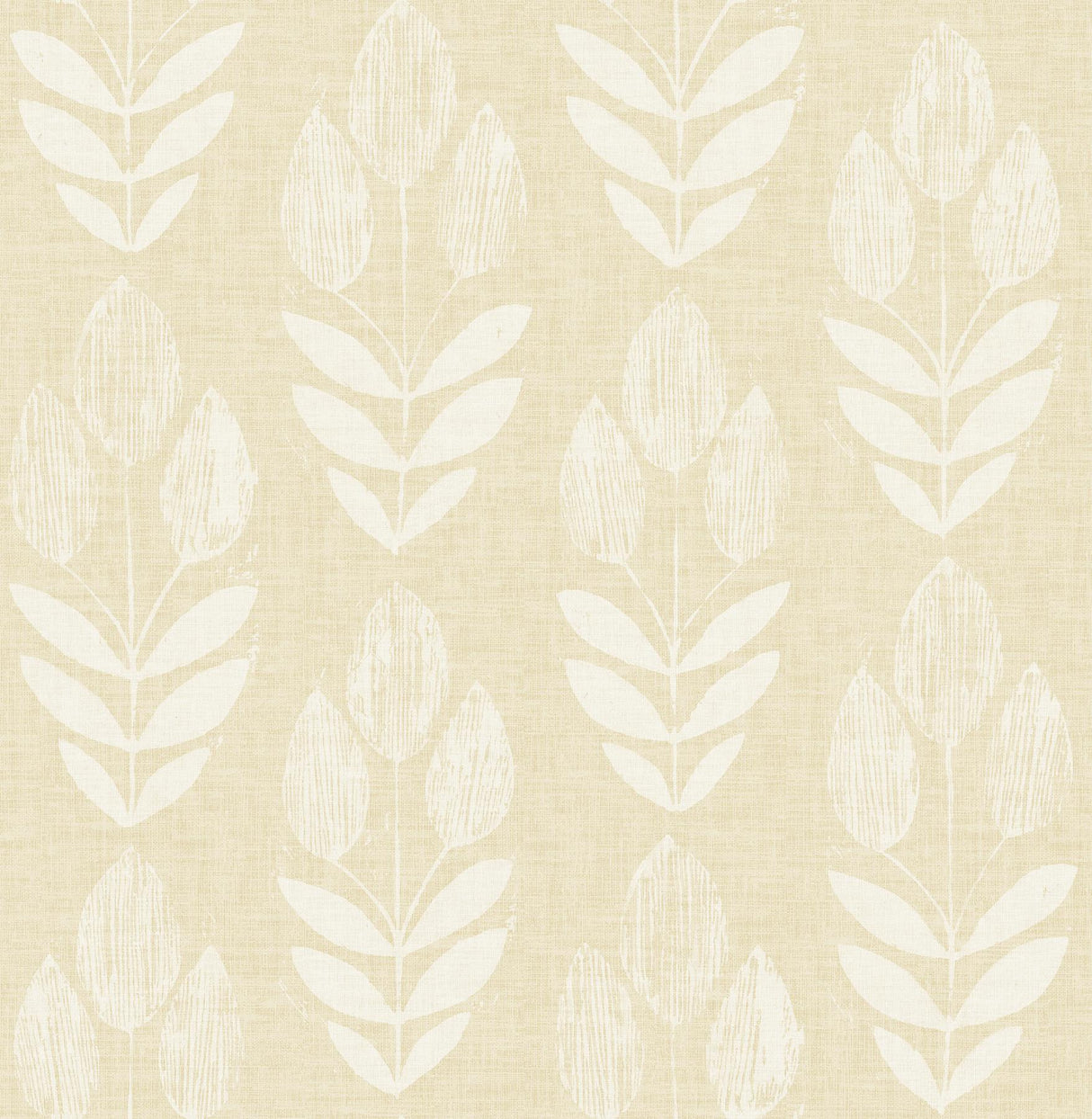 Brewster Home Fashions Garland Block Tulip Wheat Wallpaper