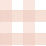 Brewster Home Fashions Amos Light Pink Gingham Wallpaper