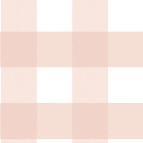 Brewster Home Fashions Amos Light Pink Gingham Wallpaper