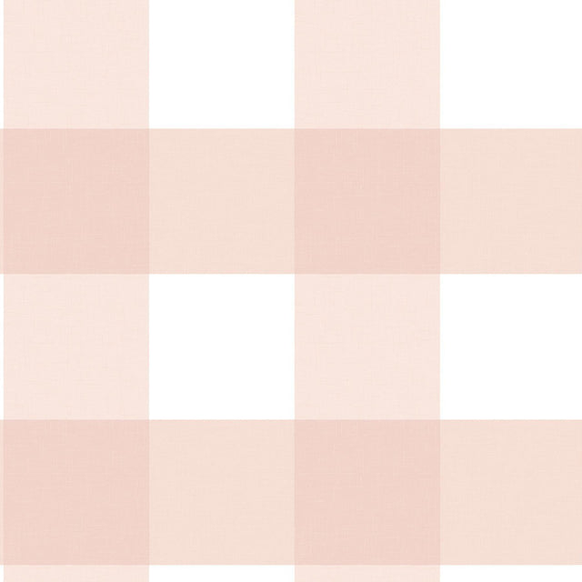Brewster Home Fashions Amos Light Pink Gingham Wallpaper