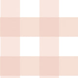 Brewster Home Fashions Amos Gingham Light Pink Wallpaper