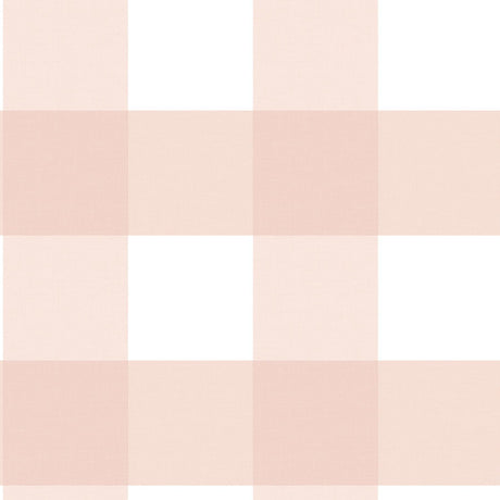Brewster Home Fashions Amos Gingham Light Pink Wallpaper