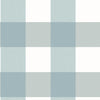 Brewster Home Fashions Amos Teal Gingham Wallpaper