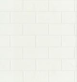 Brewster Home Fashions Paintable Tile White Wallpaper