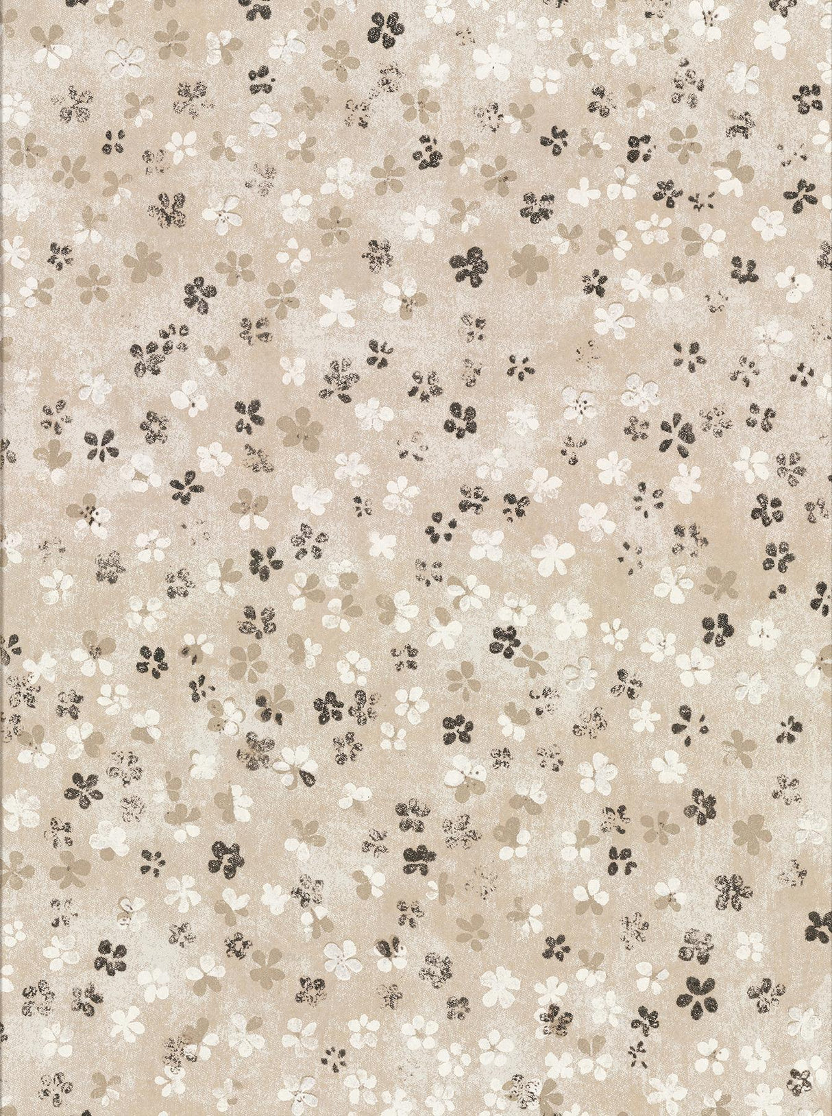 Brewster Home Fashions Cosima Beige Miniature Floral Wallpaper