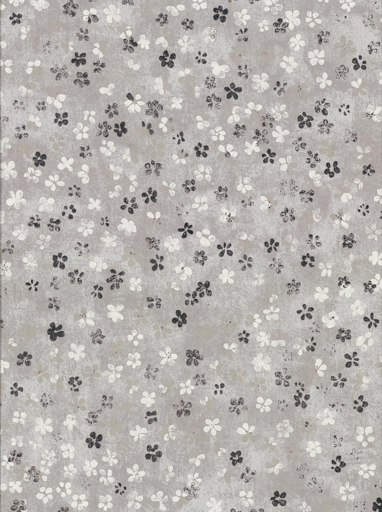 Brewster Home Fashions Cosima Grey Miniature Floral Wallpaper