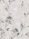 Brewster Home Fashions Misty Grey Distressed Dandelion Wallpaper