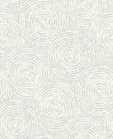 Brewster Home Fashions Vatten Platinum Geometric Wallpaper