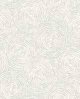 Brewster Home Fashions Vatten Geometric Platinum Wallpaper