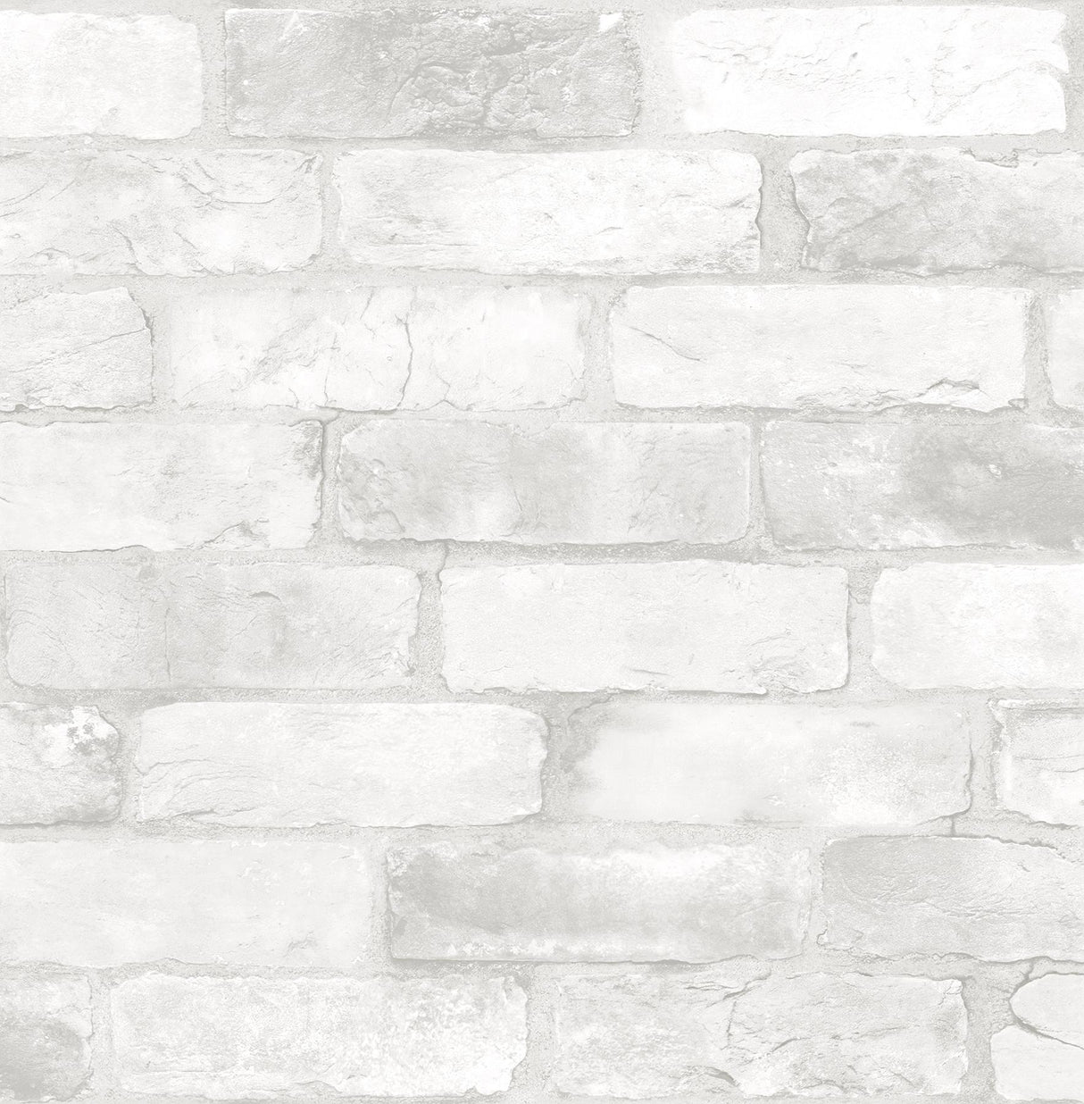 Brewster Home Fashions Cody Reclaimed Bricks Light Grey Wallpaper
