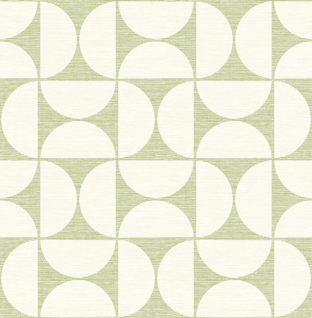 Brewster Home Fashions Deedee Green Geometric Faux Grasscloth Wallpaper