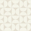 Brewster Home Fashions Deedee Beige Geometric Faux Grasscloth Wallpaper