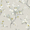 Brewster Home Fashions Bliss Blue Floral Wallpaper