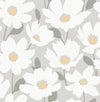 Brewster Home Fashions Astera Grey Floral Wallpaper