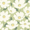 Brewster Home Fashions Astera Green Floral Wallpaper