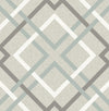 Brewster Home Fashions Saltire Taupe Geometric Wallpaper