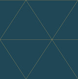 Brewster Home Fashions Twilight Teal Modern Geometric Wallpaper