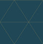 Brewster Home Fashions Twilight Teal Modern Geometric Wallpaper