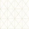 Brewster Home Fashions Intersection Gold Diamond Wallpaper