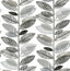 Brewster Home Fashions Nyssa Grey Leaves Wallpaper