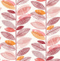 Brewster Home Fashions Nyssa Coral Leaves Wallpaper
