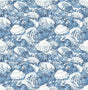 Brewster Home Fashions Surfside Blue Shells Wallpaper