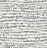 Brewster Home Fashions Runes Black Brushstrokes Wallpaper