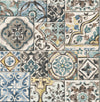 Brewster Home Fashions Marrakesh Blue Global Tiles Wallpaper