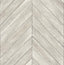 Brewster Home Fashions Parisian Dove Chevron Wood Wallpaper