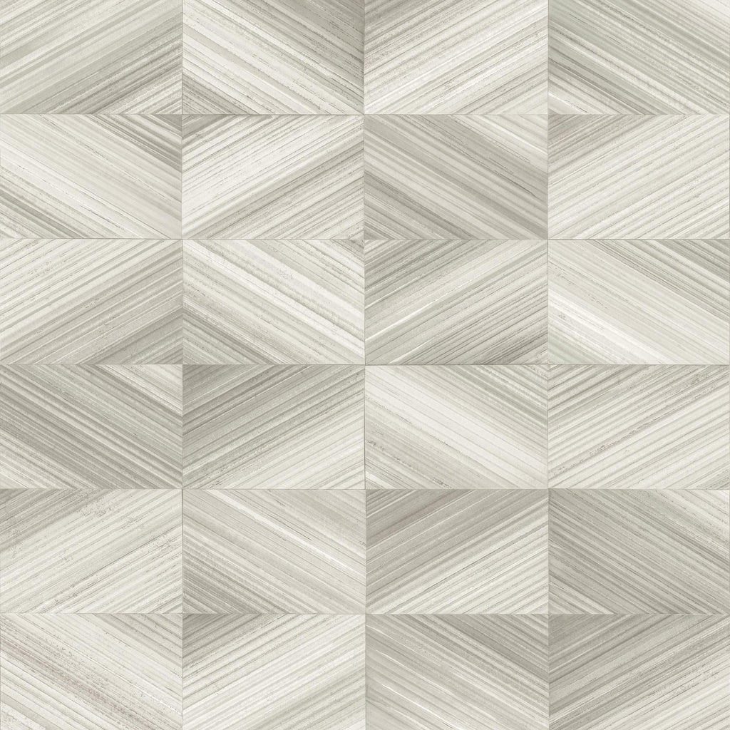 Brewster Home Fashions Stratum Geometric Faux Wood Taupe Wallpaper