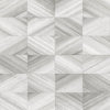 Brewster Home Fashions Stratum Grey Geometric Faux Wood Wallpaper