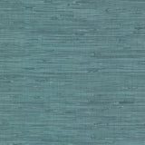 Brewster Home Fashions Fiber Teal Faux Grasscloth Wallpaper