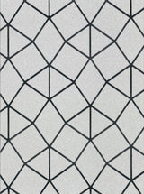 Brewster Home Fashions Albion Geometric Silver Wallpaper