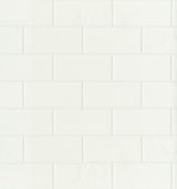 Brewster Home Fashions Bettina White Paintable Subway Tile Wallpaper