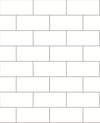 Brewster Home Fashions Easton Off-White Subway Tile Wallpaper