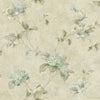 Brewster Home Fashions Magnolia Teal Hydrangea Trail Wallpaper