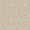 Brewster Home Fashions Kaliko Taupe Wood Herringbone Wallpaper