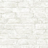Brewster Home Fashions Arlington White Brick Wallpaper