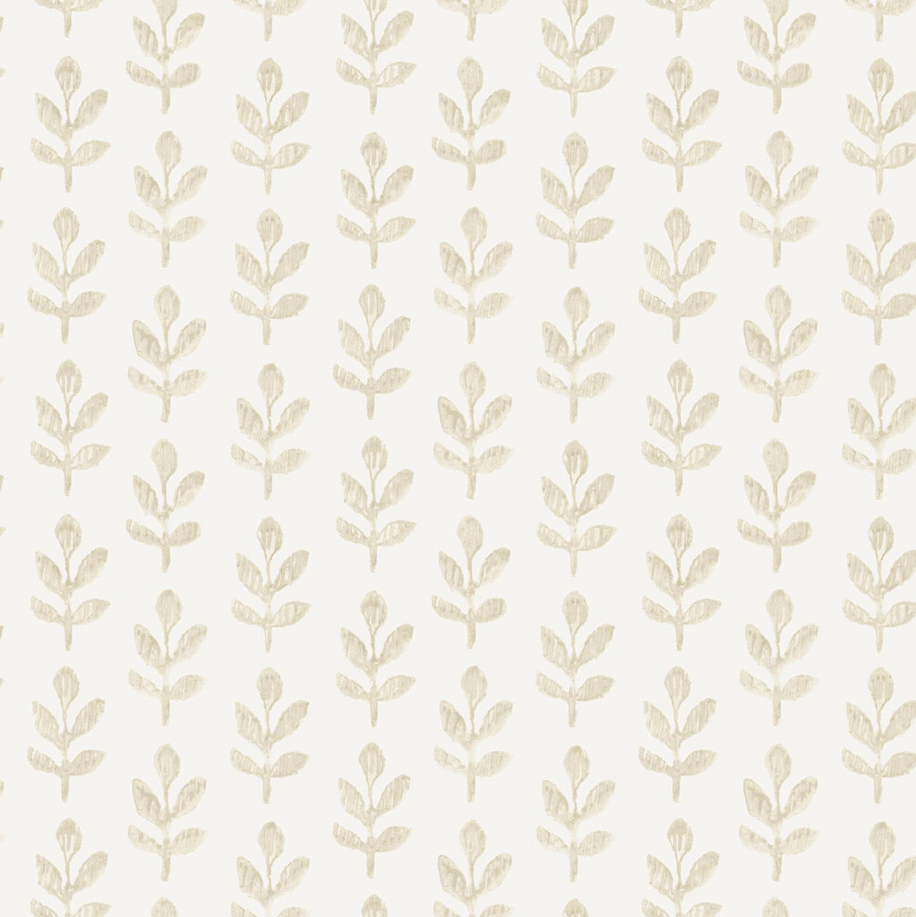 Brewster Home Fashions Whiskers Leaf Wheat Wallpaper