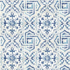 Brewster Home Fashions Sonoma Blue Spanish Tile Wallpaper